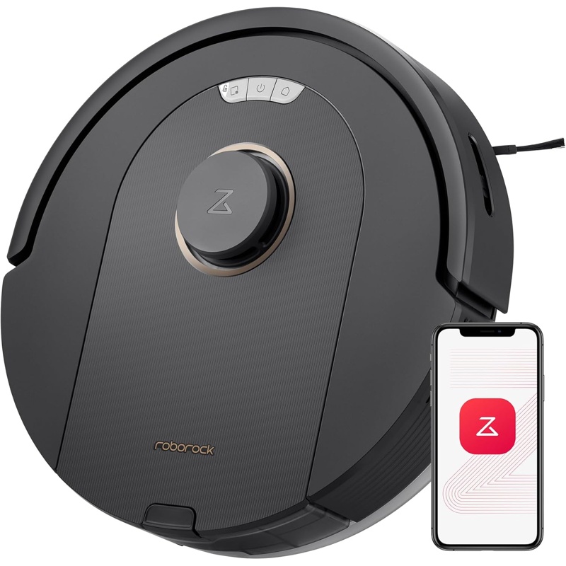 BJzsPZYTBQ Roborock Q5 Pro 5500Pa Negro Robot Aspirador y Fregasuelos - Imagen 1