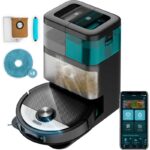 Cecotec Conga 16090 AI SpinArm Home&Wash Navegación Láser 8000 Pa Robot Aspirador y Friegasuelos