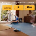 Roborock Qrevo S5V Triple Antienredos Base Multifunción 12000 Pa Robot Aspirador y Friegasuelos - Imagen 2