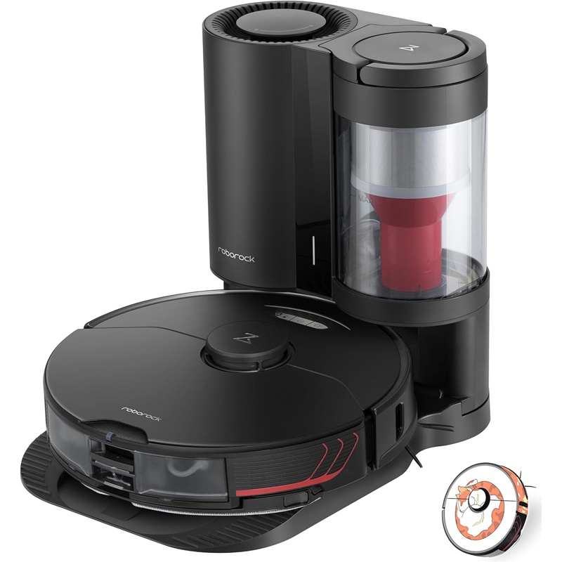 rxrWWOFR6e Roborock S7 MaxV Plus Estación de Succión 5100Pa Robot Aspirador y Fregasuelos - Imagen 1