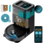 Cecotec Conga 15090 SpinArm Home&Wash Navegación Láser 8000 Pa Robot Aspirador y Friegasuelos